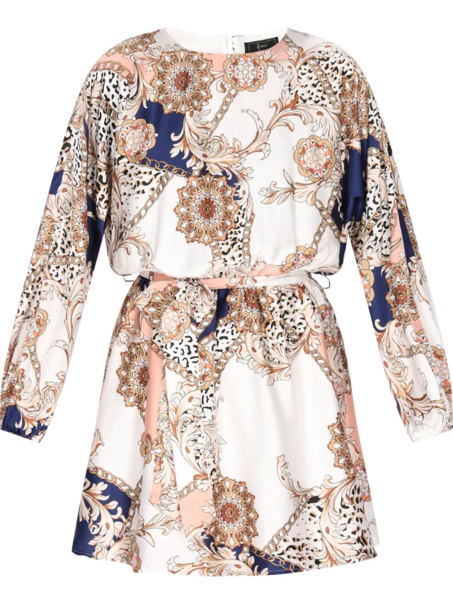 Faina jurk Dames blauw, foto 2