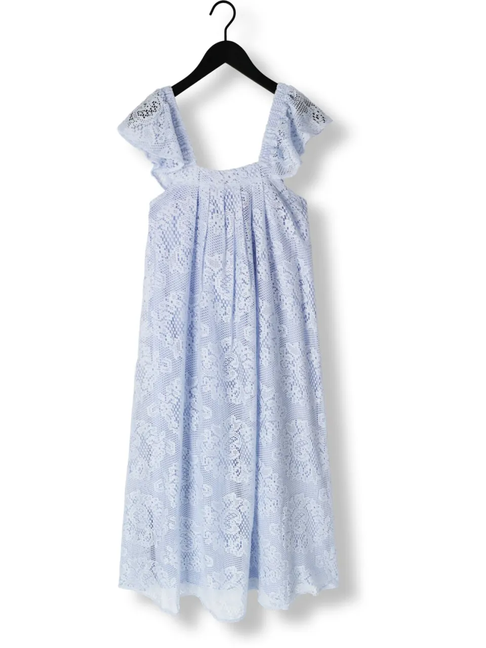 Lollys Laundry Dames Jurken Milanll Midi Dress Sl - Lichtblauw, foto 2