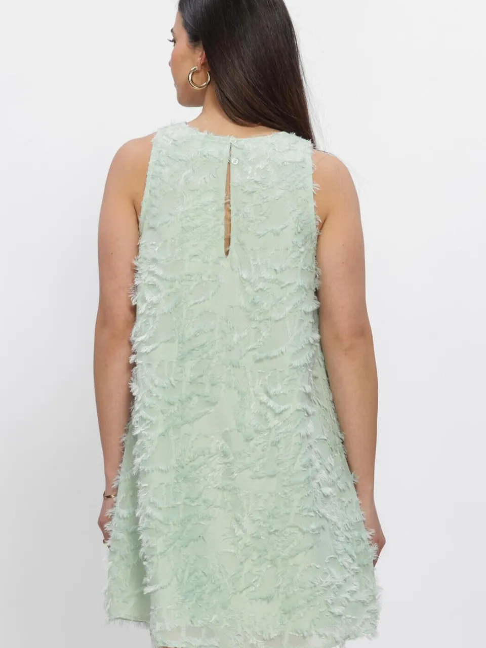 Y.A.S. YAS Dames Jurken Yasparia Sl Dress S. Noos - Mint, foto 3
