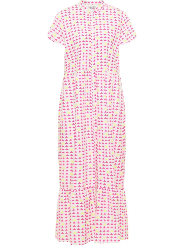 IZIA Maxi Dress met Allover Print gaya roze, foto 2