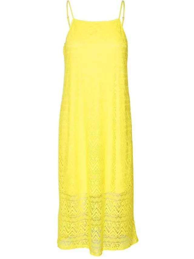 Vero Moda Korte Jurk Vero Moda Maya Geel