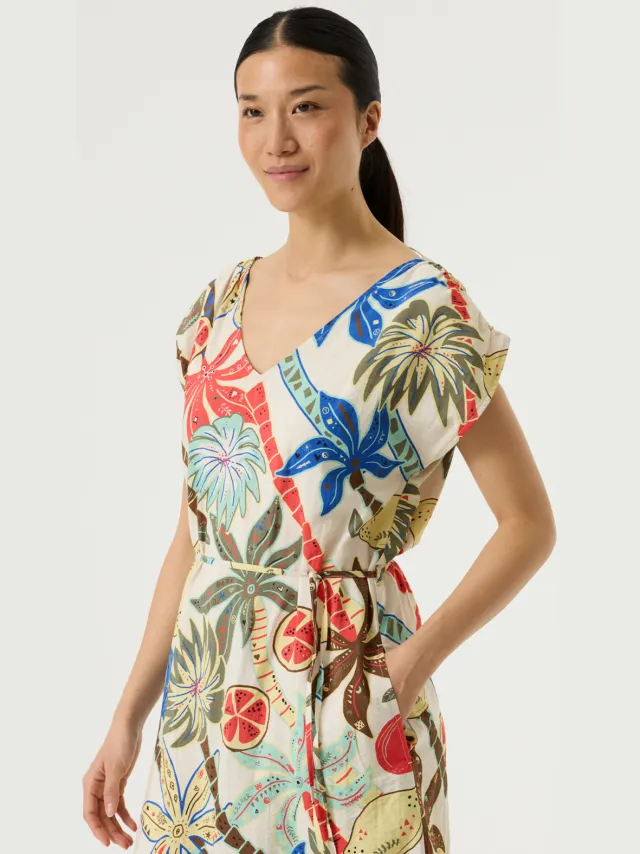 Garcia Jurk met print Wit