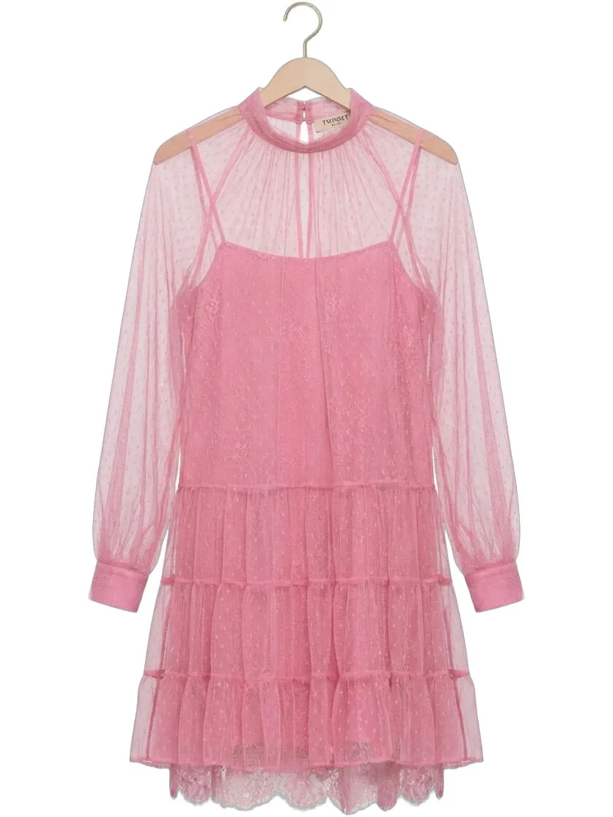 TWINSET MILANO Dames Jurken 261tp2771 - Roze, foto 2