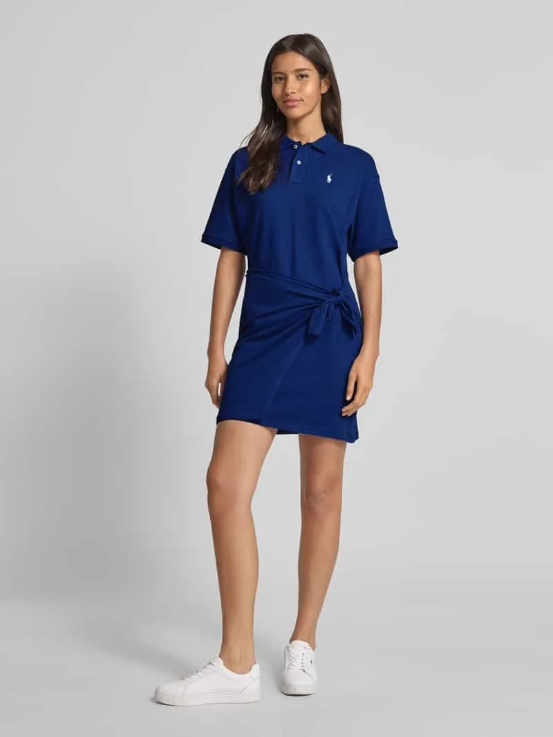 Polo Ralph Lauren Polojurk met knoopdetail marineblauw, foto 3