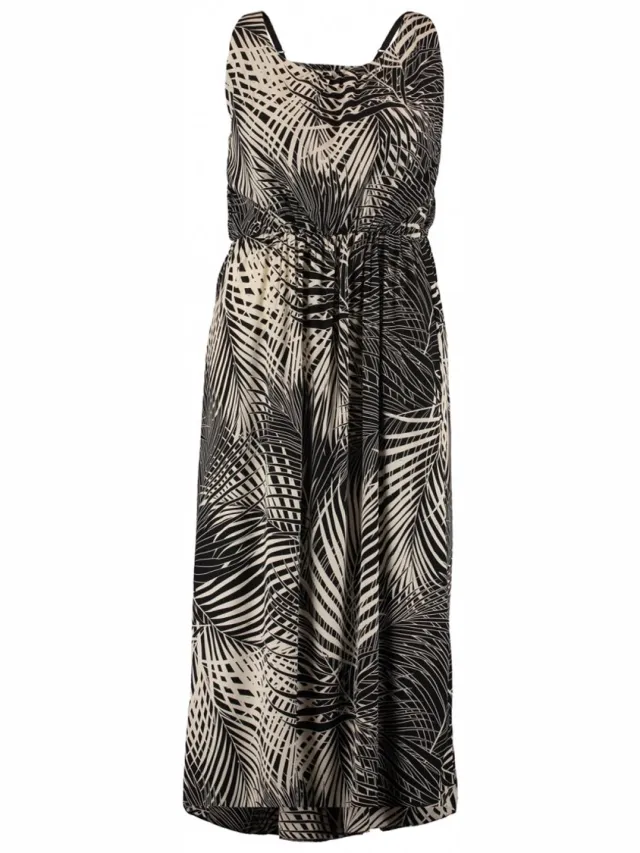 Z-ONE Dames Jurk - Grote Zwart-Wit