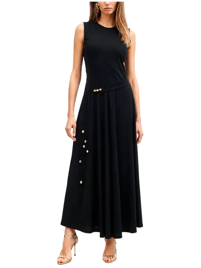 Marella Lange Jurk Marella MLTFUMI Zwart