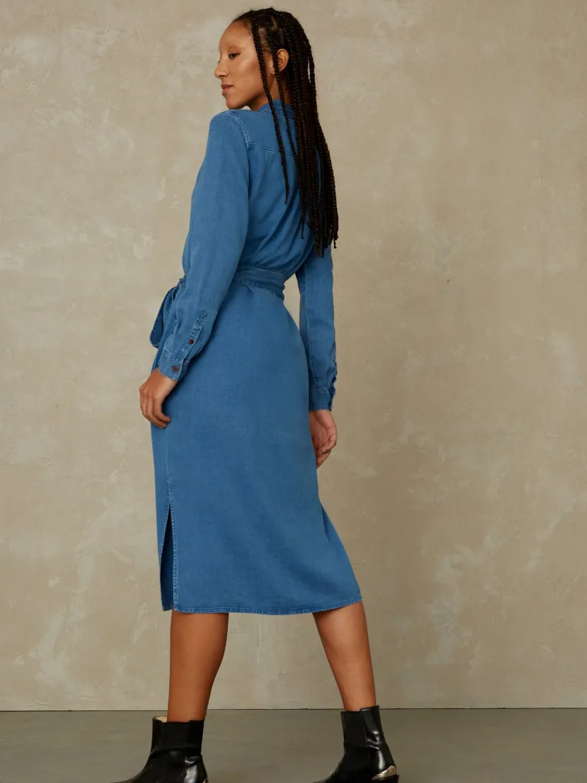 Kings Of Indigo dames vegan Jurk Maggy Indigo blauw, foto 2