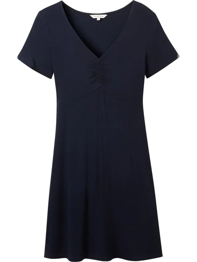 Tom Tailor easy jersey dress Dames Jurk sky captain blue