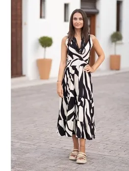 Lange Jurk Isla Bonita By Sigris Lange Midi-Jurk zwart, foto 2
