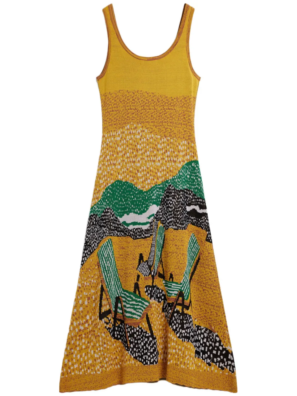 Desigual zomerjurk geel, foto 2