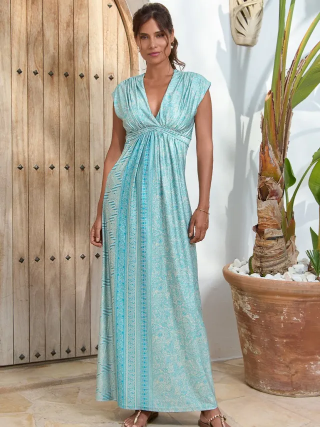 Chic by Lirette Kimono jurk Guna - Turquoise