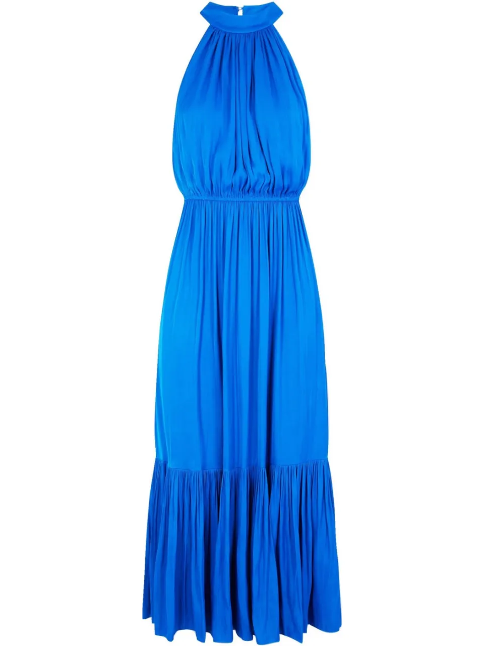 Morgan satijnen avondjurk blauw, foto 2