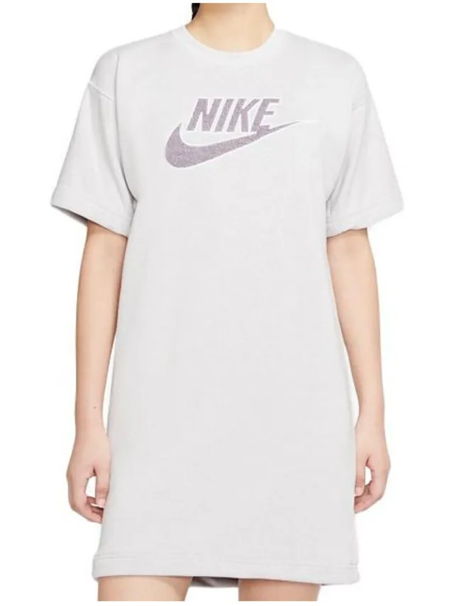 Nike Korte Jurk Nike Robe Dress Wit