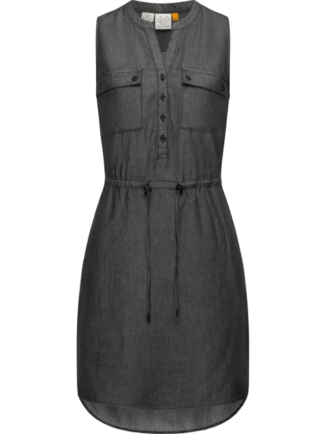 Ragwear Dames overhemd-jurk Roisin Denim