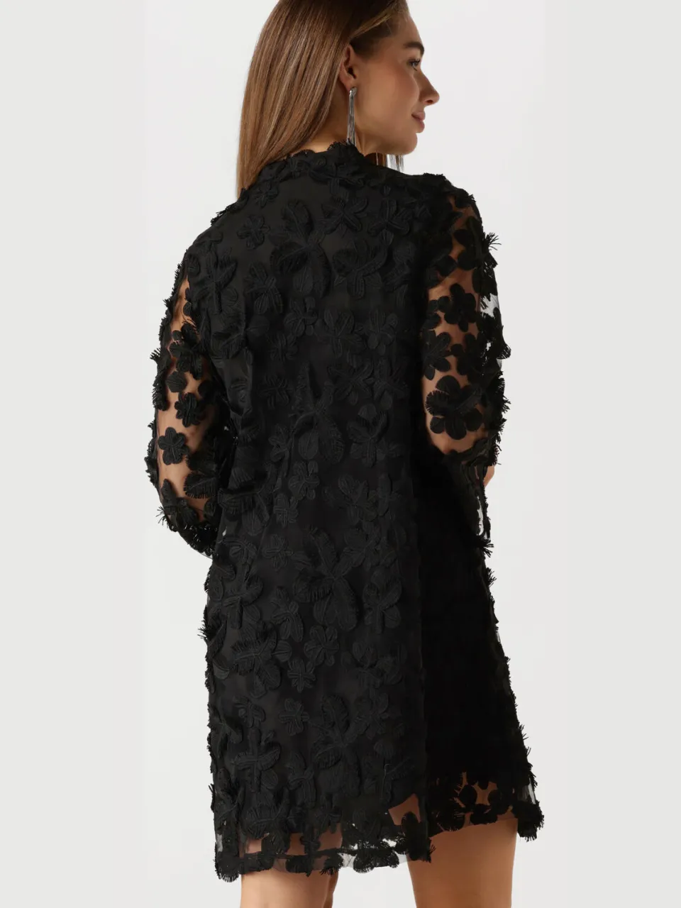 Y.A.S. YAS Dames Jurken Yaskarly 7/8 Short Dress - Zwart, foto 3