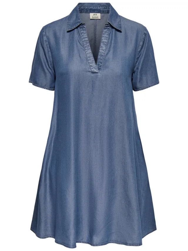 JDY A-lijn jurk medium blue denim