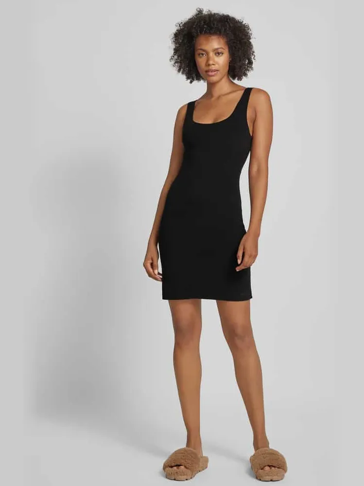 MAGIC Bodyfashion Thermo-mini-jurk met ronde hals zwart, foto 3