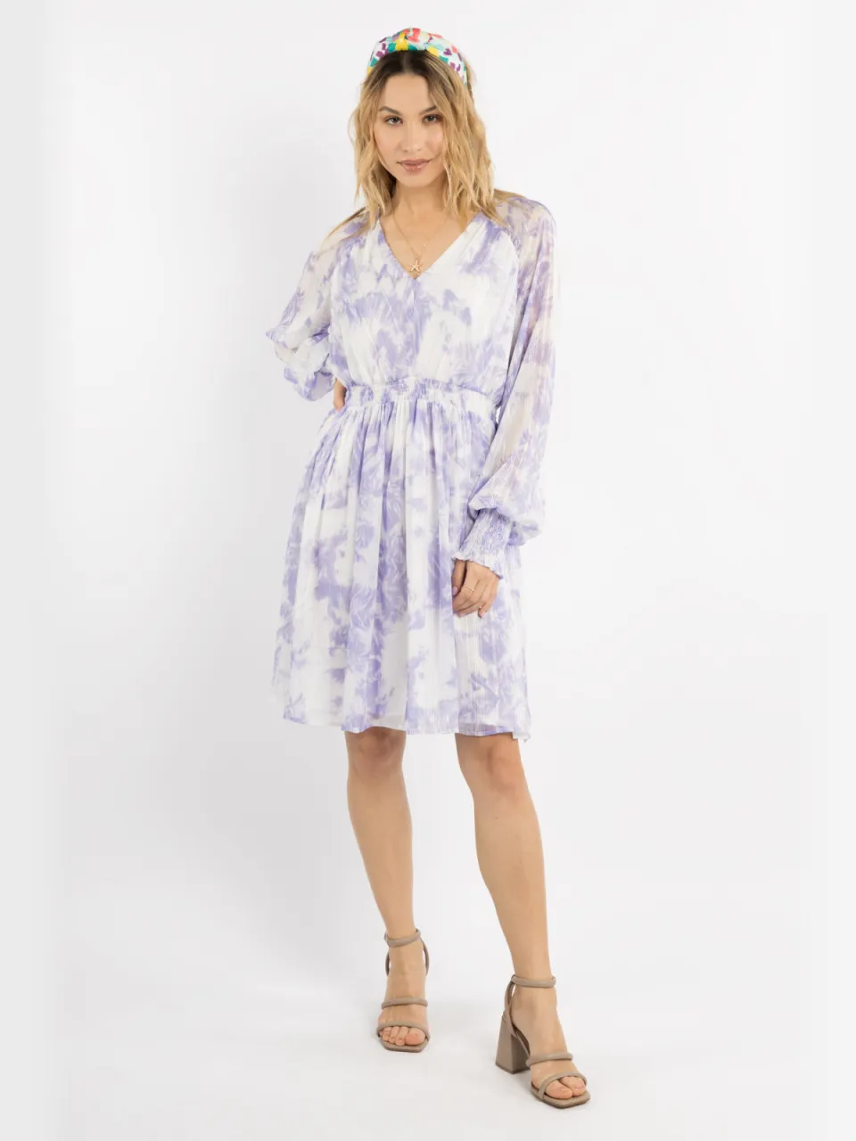 IZIA midi-jurk Dames lila Violet