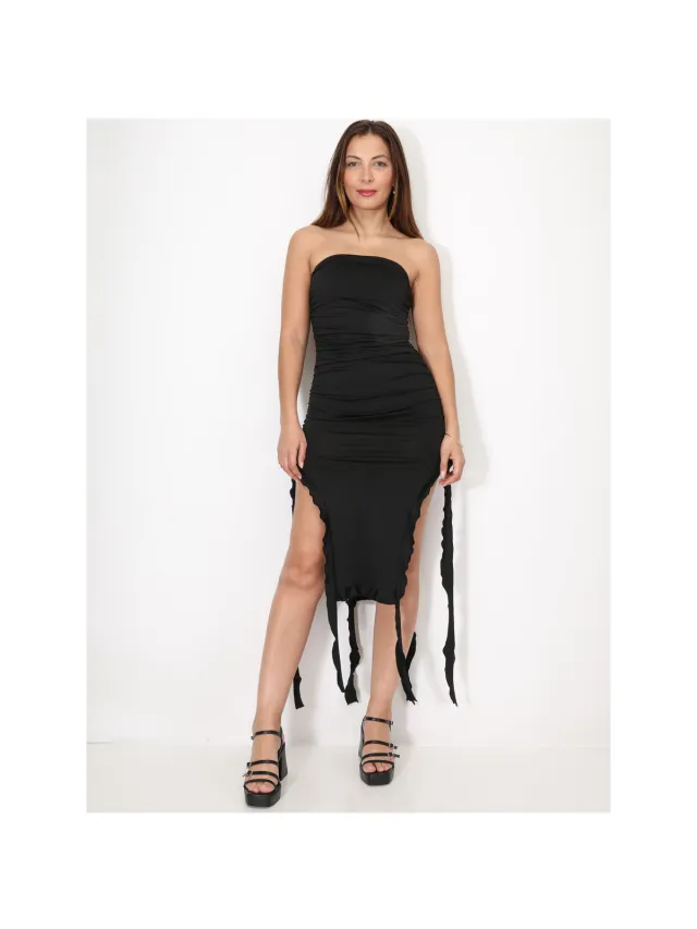 La Modeuse Jurk La Modeuse 70642_P165100 Zwart