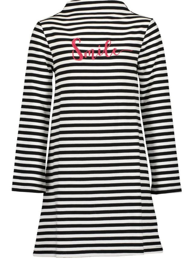 Blue Seven Meisjes Jurk - zwart