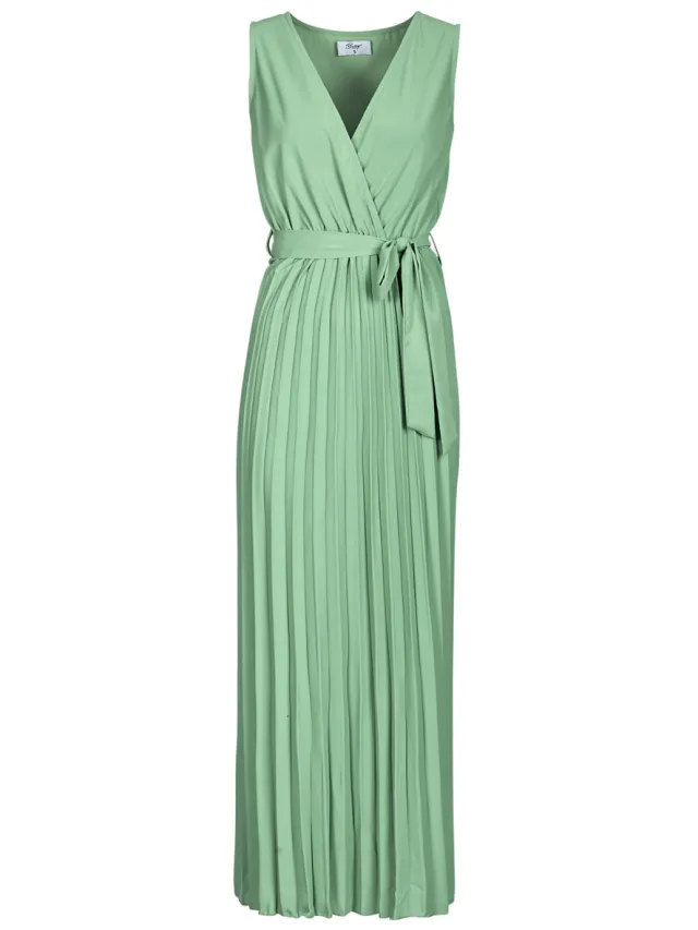 Moony Mood Lange Jurk Moony Mood KIMIE Groen
