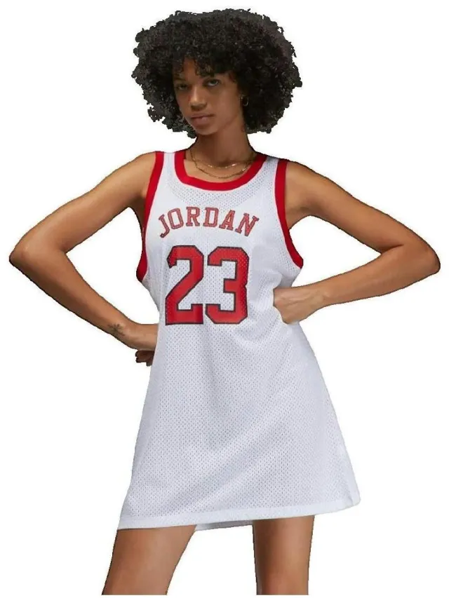 Nike Korte Jurk Nike Robe Heritage blanche Wit