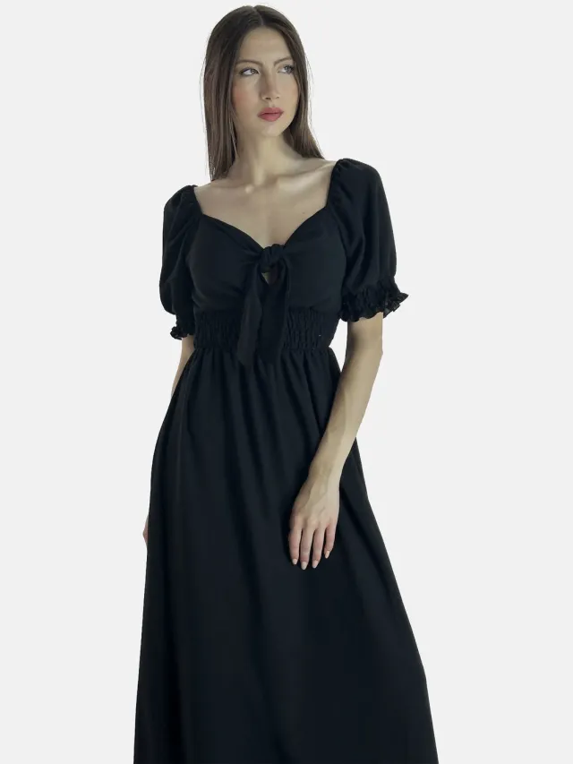 Elara Maxikleid Schwarz