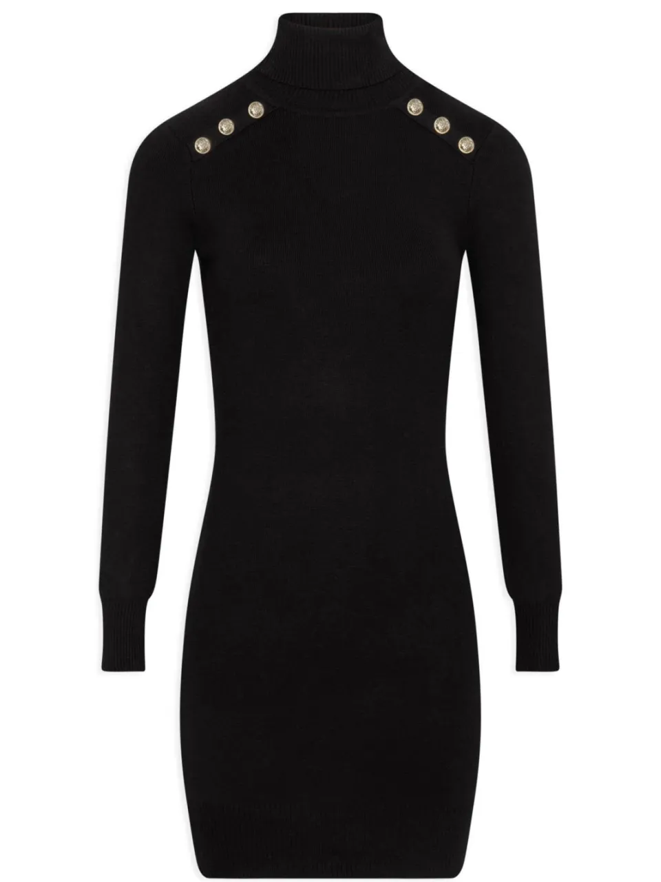 Morgan gebreide bodycon jurk zwart, foto 2