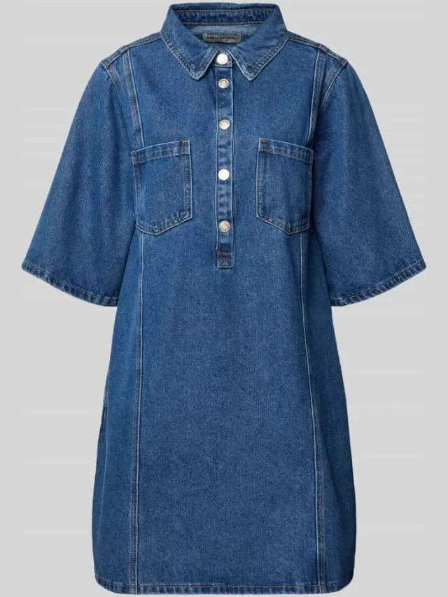 Lollys Laundry Denimjurk met borstzakken model 'Mola', foto 2