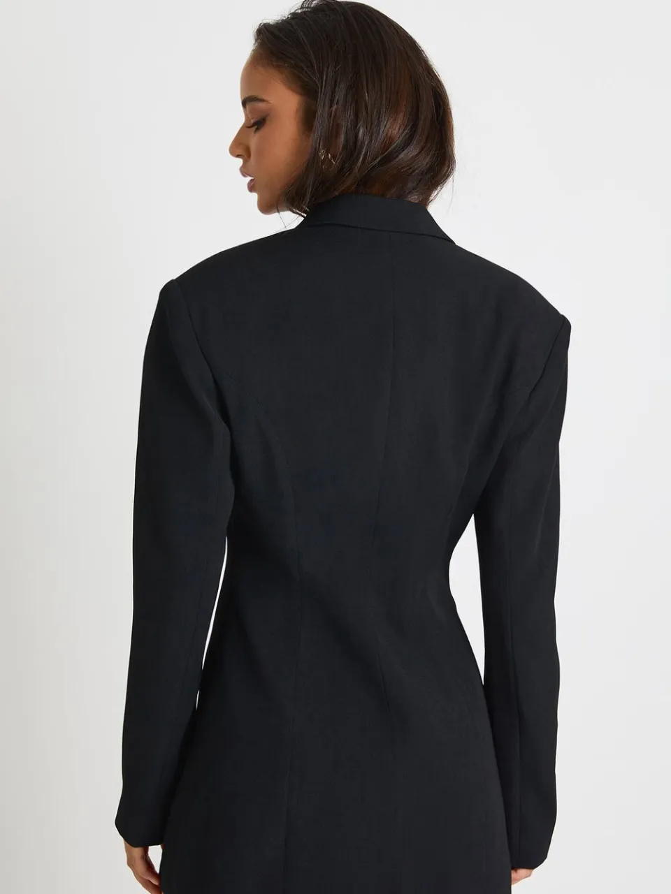 boohoo Dames Blazerjurk met gouden trimdetail, foto 2