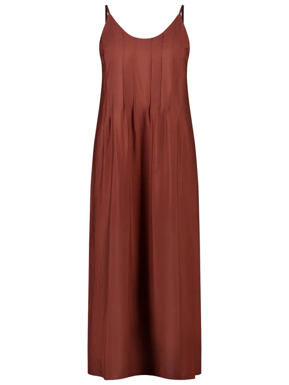 MS Mode viscose maxi jurk Plus Size - donkerrood, foto 2