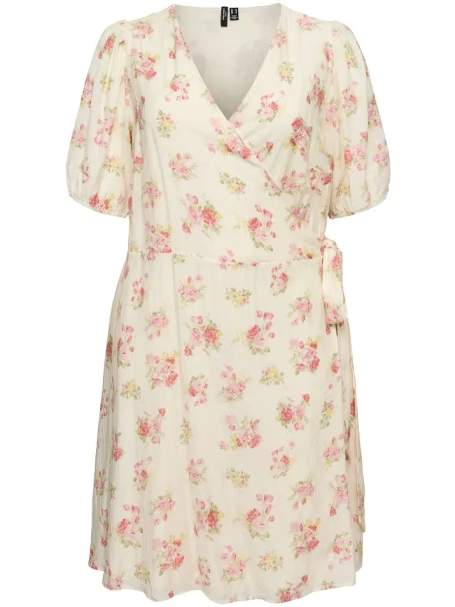 Vero Moda Curve Jurk VMCBELLA Midi-jurk Birch 2