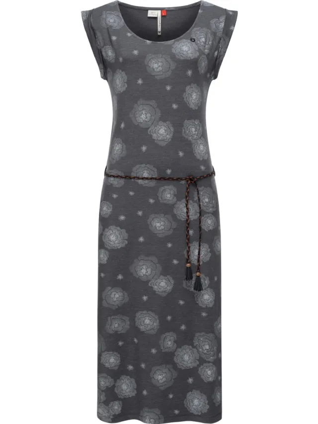 Ragwear Dames Maxi-jurk Tag Midi Donkergrijs