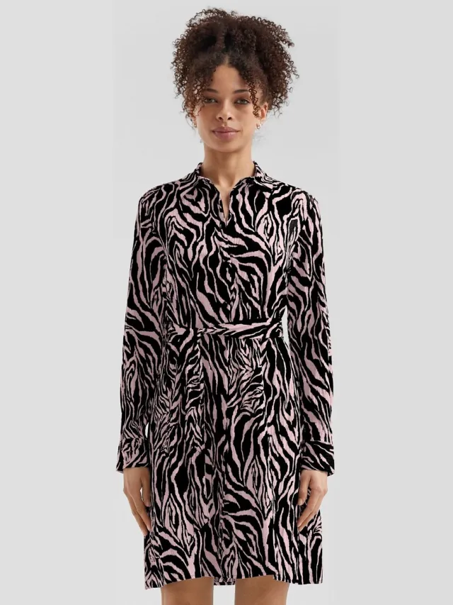Q/S designed by Dames jurk - Vrouwen - ZWART - Viscose