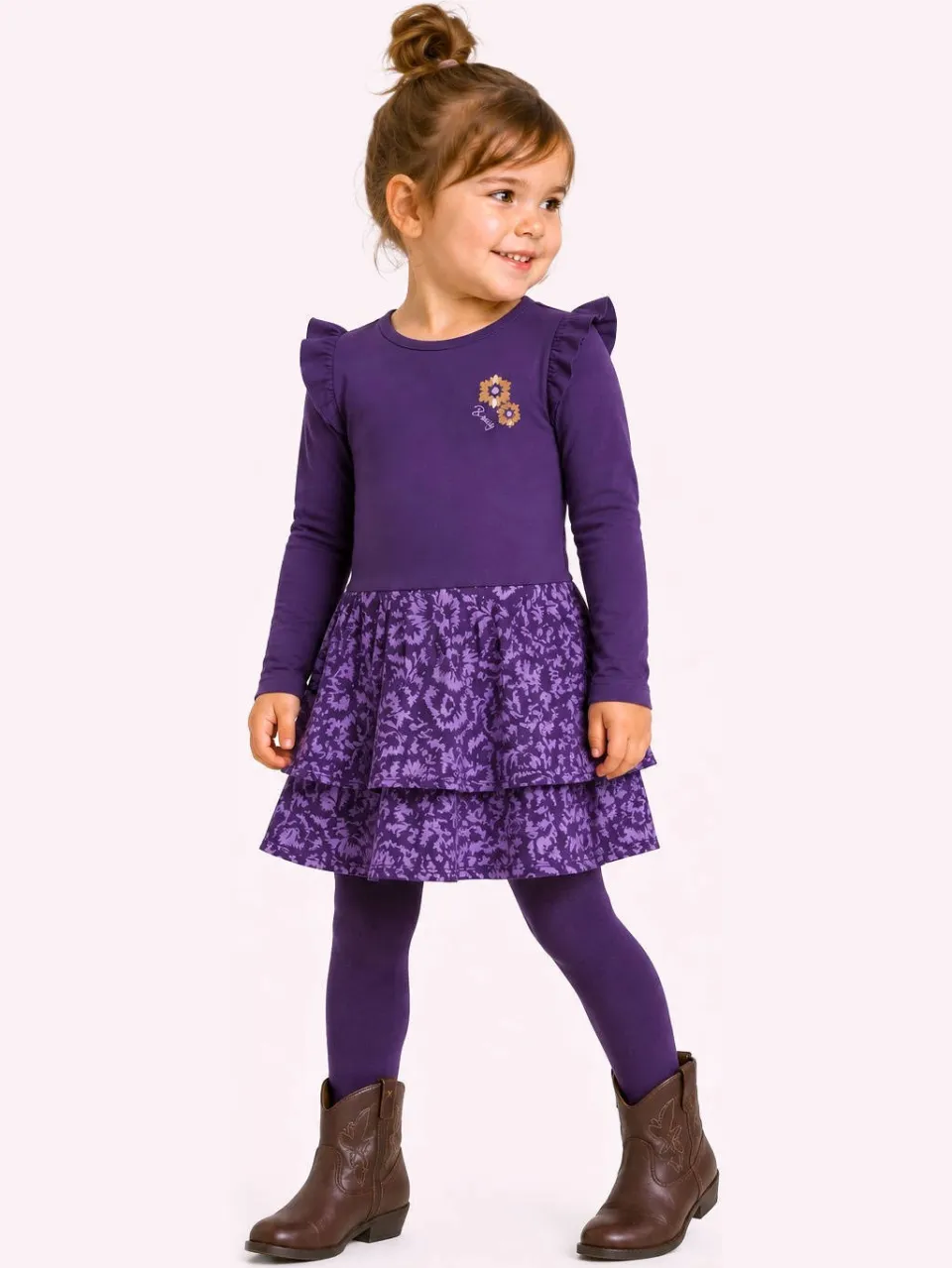 B.Nosy Daphne jurk paars/lila