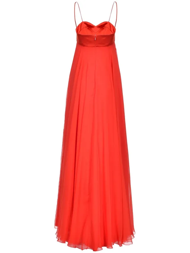 Pinko lange rode jurk Bambi - maat 38 (IT44) Rood