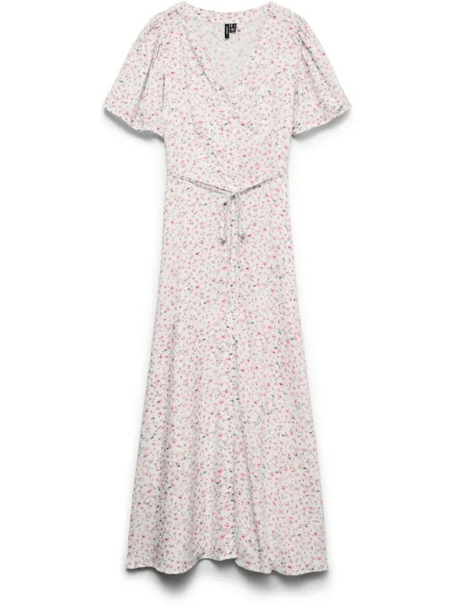 Vero Moda VMALBA SS CALF DRESS WVN NOOS - Dames - Mini jurken Snow White