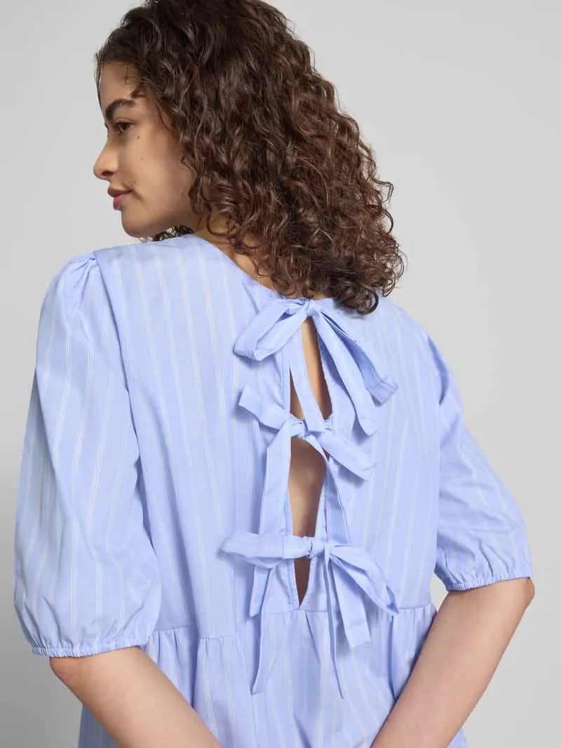 Only Blousejurk met streepmotief model 'CLARA TESSA' lichtblauw, foto 5