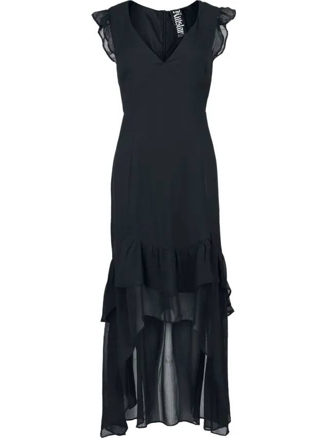Killstar Forest Fable - Misty Hollow Maxi Dress Dames Maxi-jurk - zwart