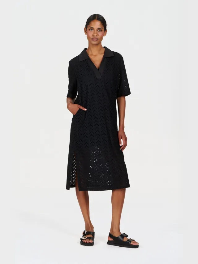 KOMODO dames vegan Jurk Delilah Zwart