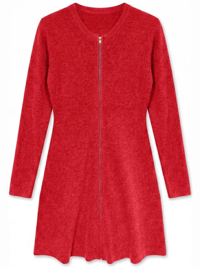 Vero Moda Gebreide jurk AWJESSICA Korte jurk high risk red 1