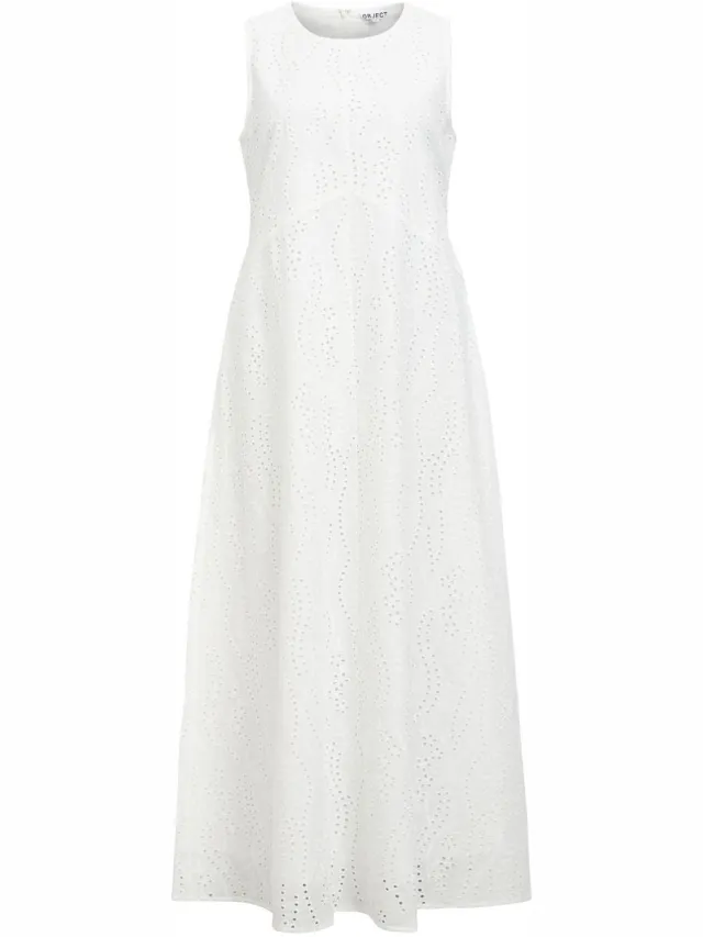 OBJECT COLLECTORS ITEM Object Maxi jurk Mouwloos cloud dancer