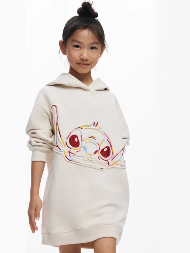 Desigual sweatjurk ecru