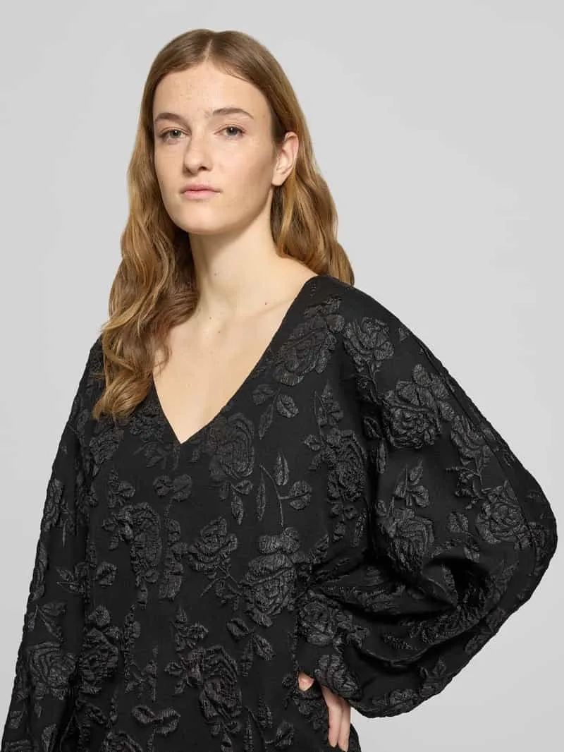 Gina Tricot Mini-jurk met V-hals zwart, foto 5