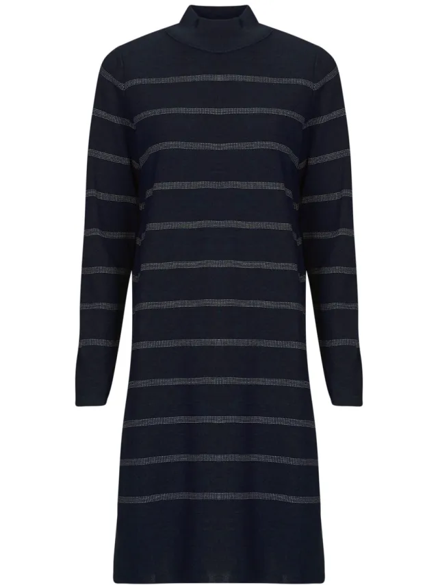 Armor Lux Lange Jurk Armor Lux ROBE RAYEE Marine