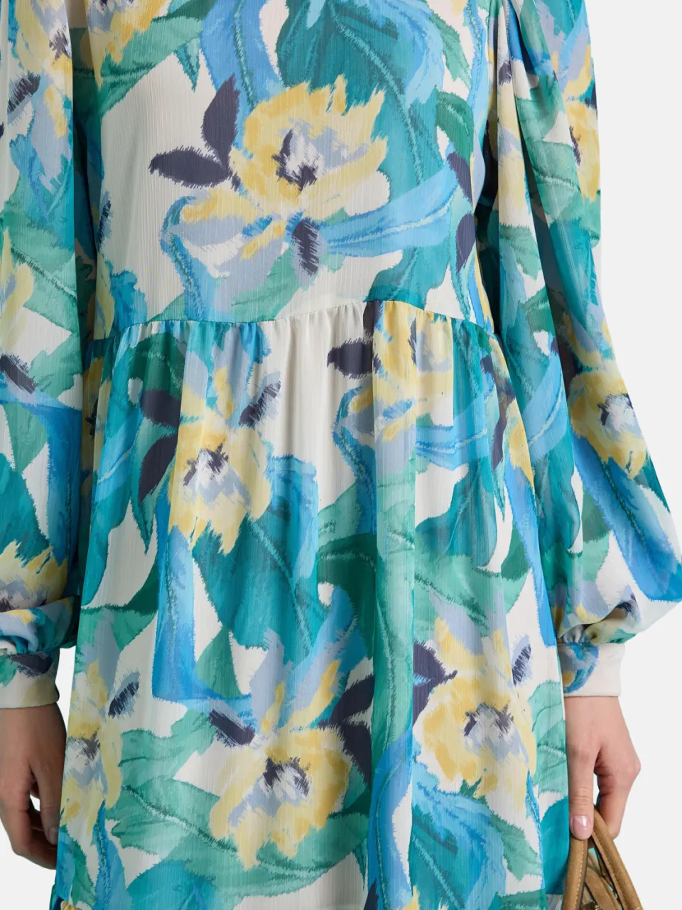 Modest Dress Benin smaragd, foto 2