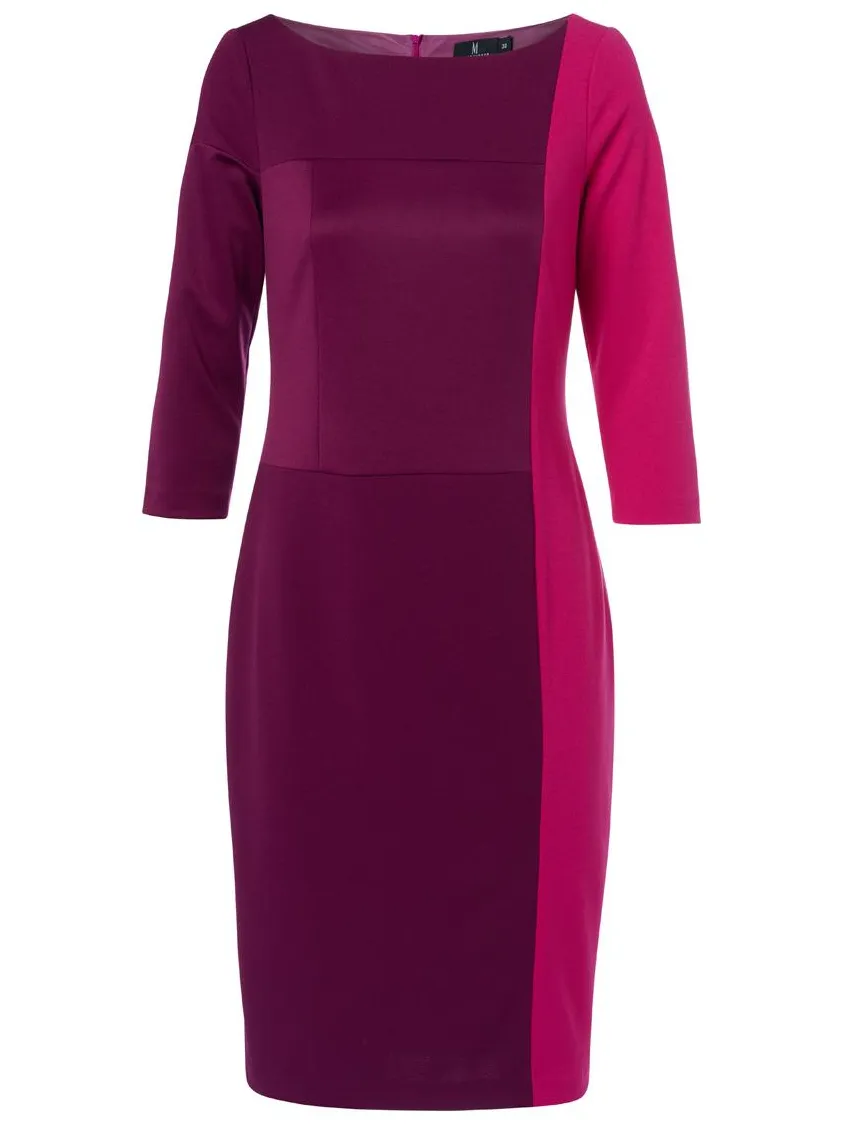 Mart Visser Canehill Jurk Dark Berry donkerrood, foto 2