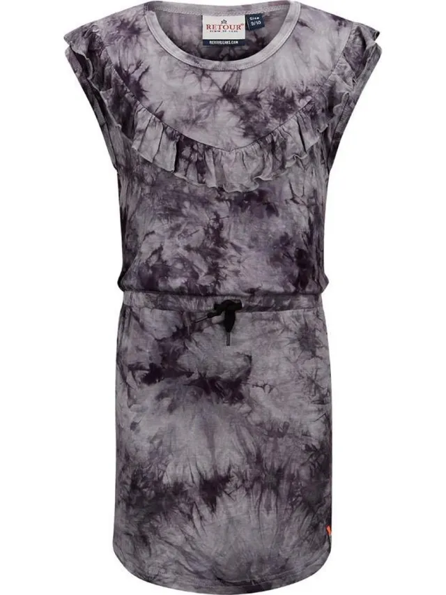 Retour Jeans Meisjes Jurk Abby Zwart