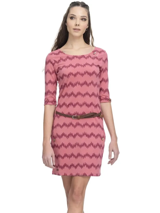 Ragwear Damesjurk Ragwear Tanya Forest roze