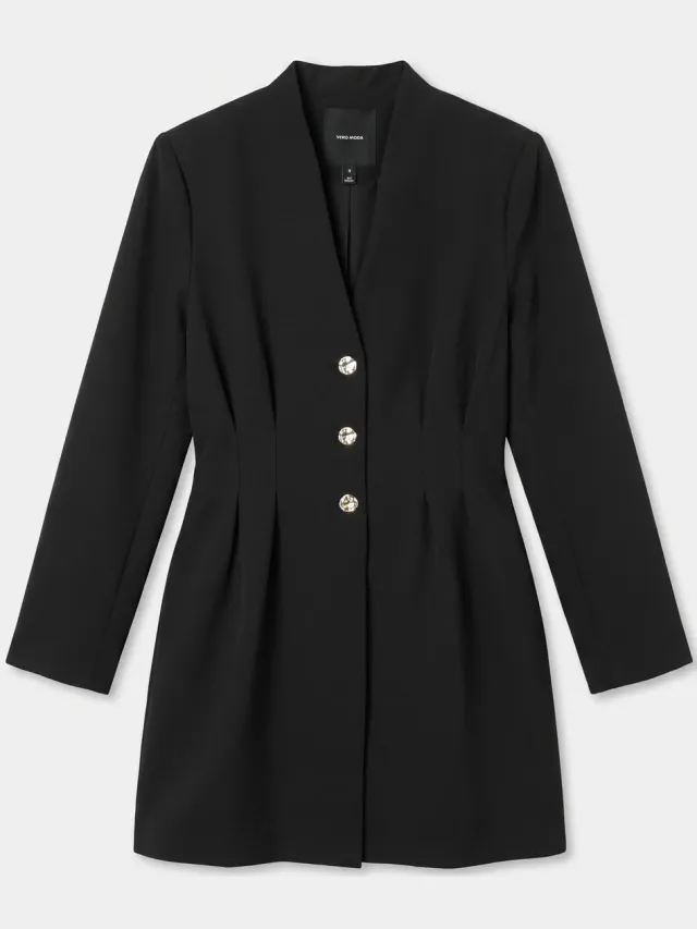 Vero Moda Jurk VMAGNES Midi-jurk Black 1